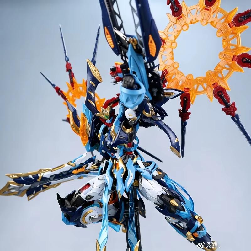 Motor Nuclear Mg 1/100 Mnp-Xh14 Mo Li Qing Chinese Style Mecha Articulated Assembly Model Kit Collectible Action Figure Toy Gift