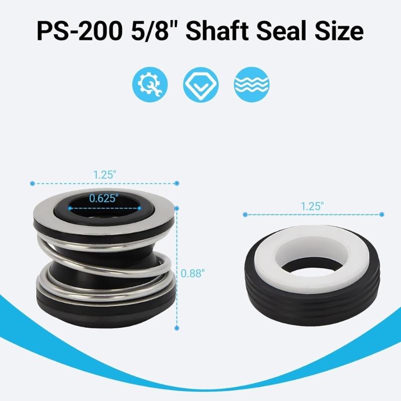 O Rings Seal Kit For Swimming Pool Pumps Repair Restores Optimal Pressure And Prevents Motor Damage