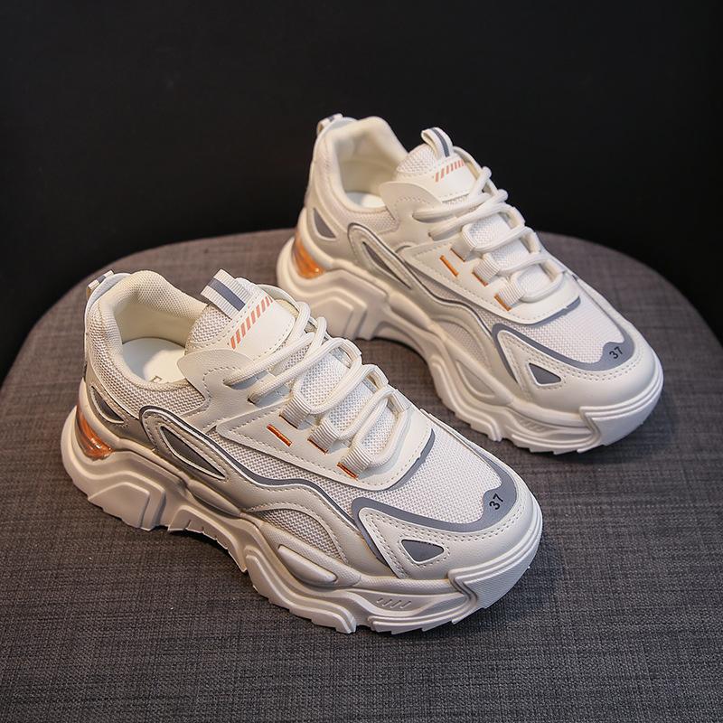 Women Winter Sneakers 2024 Casual Female Platform Increase Lace Up Plus Velvet Thicken Cotton Warm Sports Shoes Zapatos De Mujer