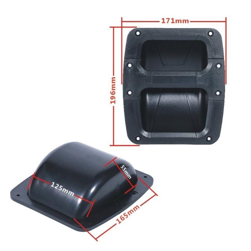 Recessed Speakers Box Cabinet Handles, Enhances ABS Pulls for Portable Sound Systems and Accessories