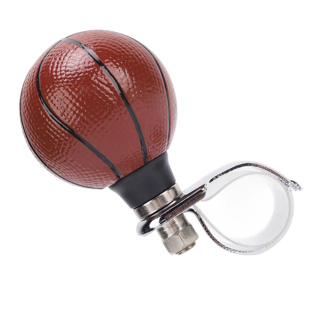 Steering Wheel Spinner Knob Basketball Look Sturdy Steering Wheel Knob Power Handle Ball for Car Truck Tractor Boat