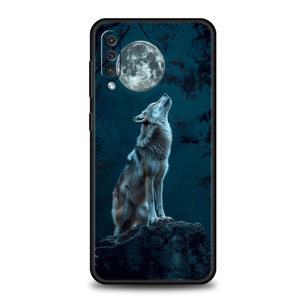 The Wolf Phone Case For Samsung A54 A52 A24 A14 A50 A72 A70 A10 A30 A40 A20S A20E A02S A12 A22 A34 A42 A32 5G A04s Cover