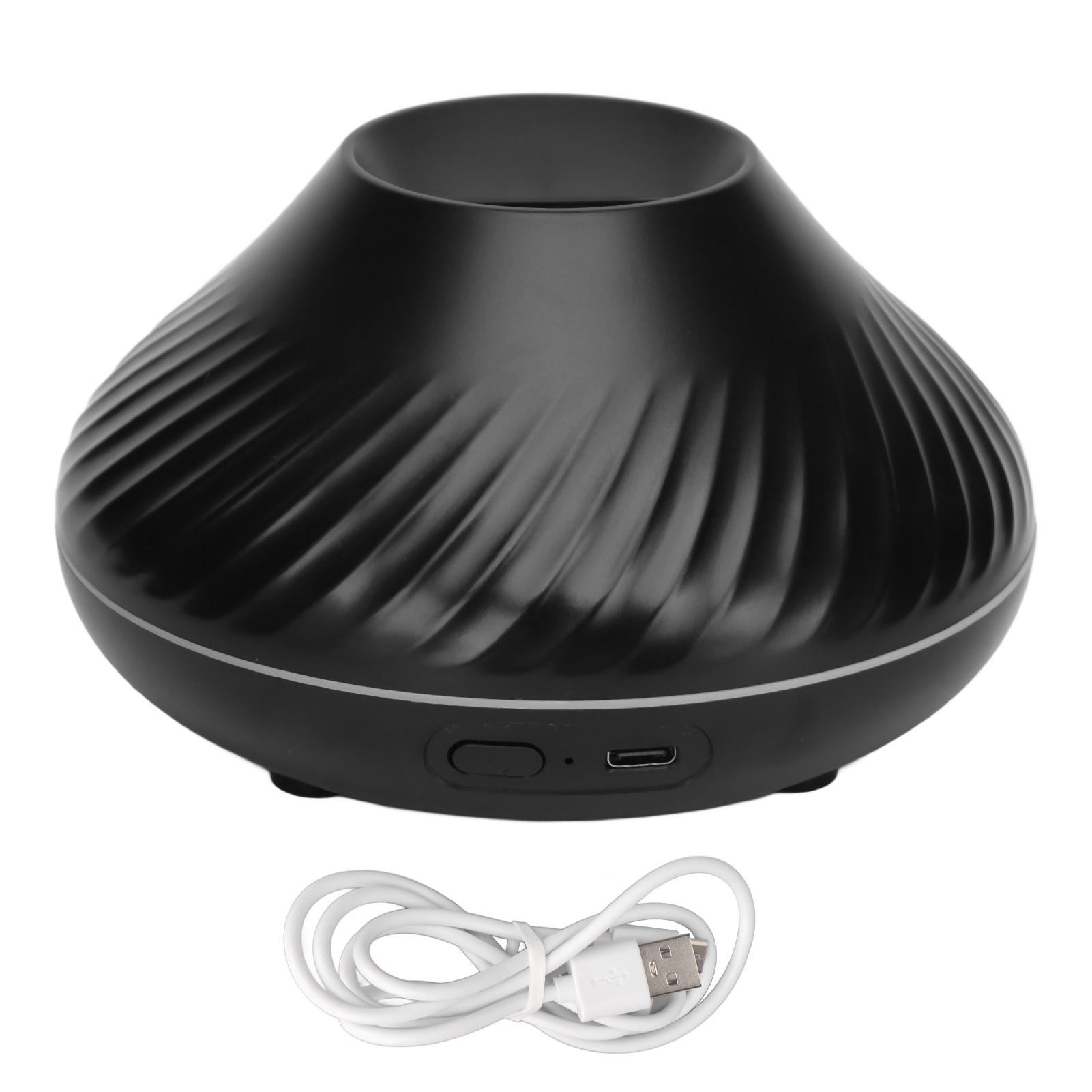 

Пламя диффузор 130 мл USB питание цветной нескользящий база автоматический выключатель настольный увлажнитель для семьи Black