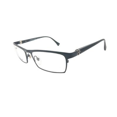 Luxury Men Eyeglass Metal Frame Full Rim Glasses Black 007-CH