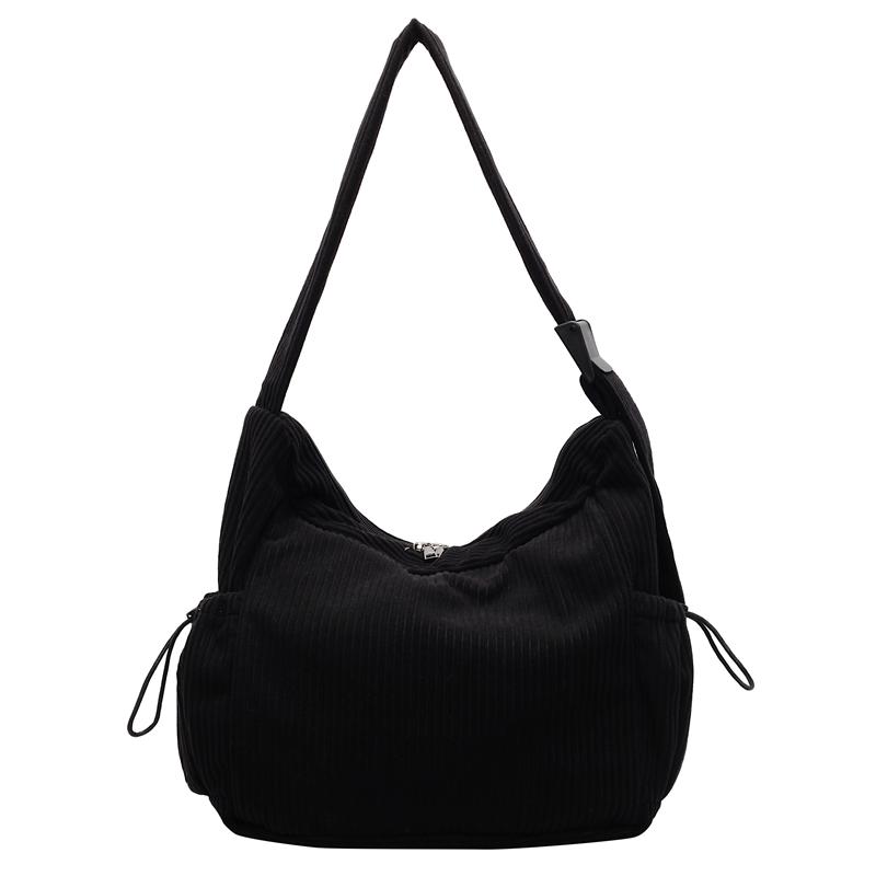 Torba na ramię Commuter Corduroy Bag Damska torba typu tote o dużej pojemności Torba typu crossbody