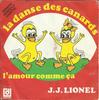 7inch Record J.J. LIONEL  La Danse Des Canards DPX762 Disques Desse 1981 France Pop Used