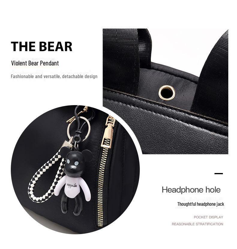 Damen 2025 Cross-Border Koreanischer Oxford-Stoff Rucksack: Modisch, Vielseitig, Ideal für Urlaubsreisen und Schule.