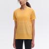 Salomon Sense Aero Ss Tee Gfx Outdoor Lightweight Round Neck Pullover Breathable Sports Short Sleeve Running T-Shirt Women tops C26968