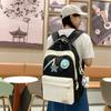 Campus junior high school student schoolbag female college student simple Korean version large capacity computer travel bag lightweight high school b