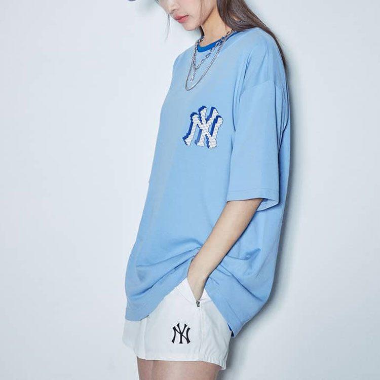 MLB Set-in Sleeve T-Shirt Unisex Blue 31TSN5131-50S