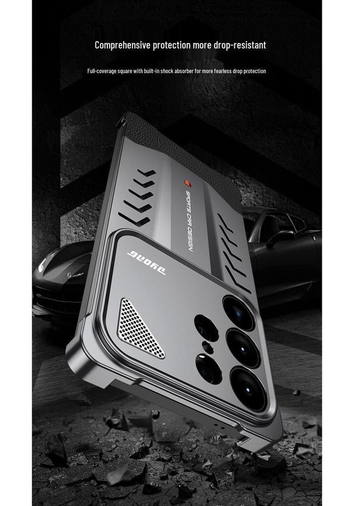Samsung Galaxy S26 Ultra Heat Dissipation Metal Case - Borderless & Anti-Fall Design
