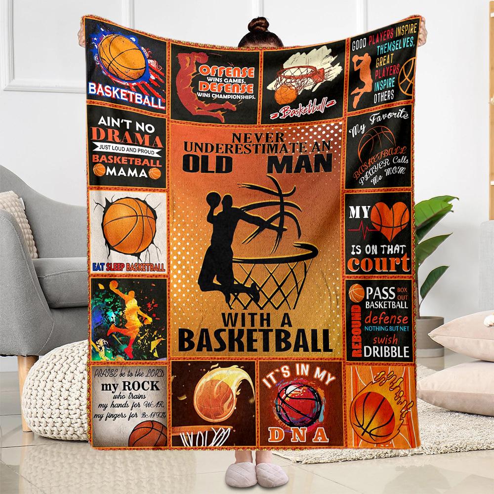 Basketball Faith Strength Blankets are suitable for living rooms, bedrooms, camping, and other places, making them an ideal choice for gifts.