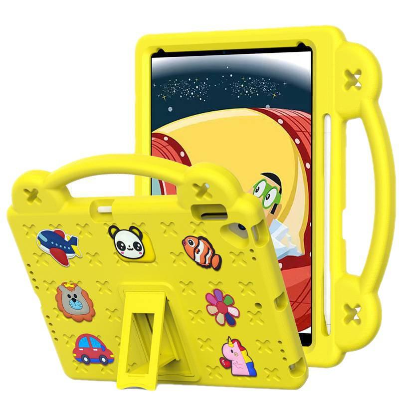Kids Silicone IPad Case 10.2 2019-2021 9 8 Air 4 10.9 Pro 10.5 Shockproof Cartoon Handheld Cover With