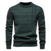 2025 Autumn/Winter New European Men'S Round Neck Hoodie High Quality Men'S Solid Color Sweater
