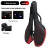 Bicycle Saddle with Integrated Taillight