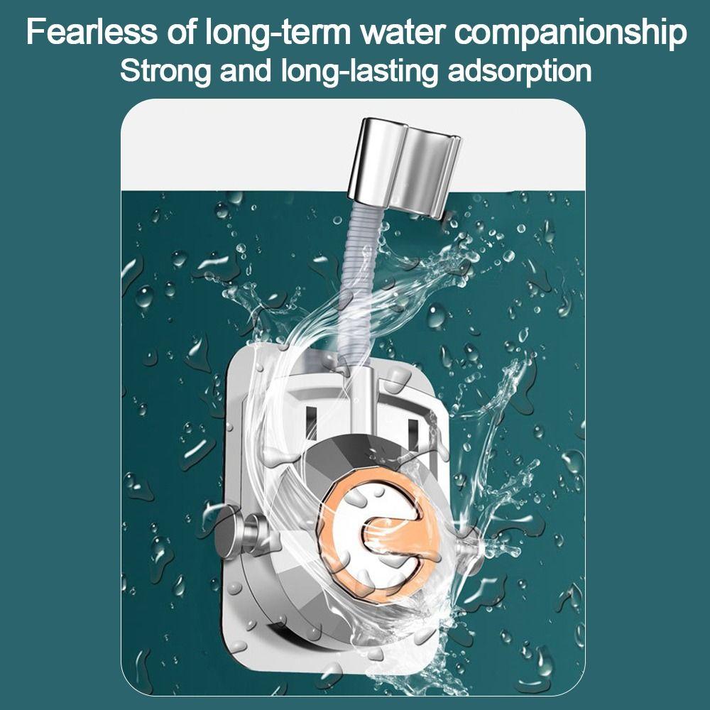 Selbstklebender Duschkopfhalter, verstellbare Handbrause, Unterstützung für Badezimmerzubehör