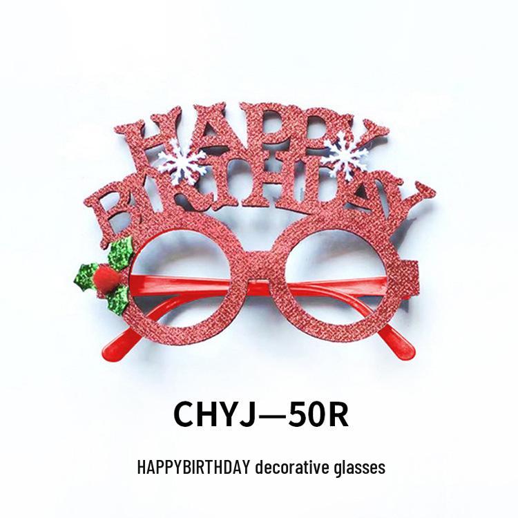 Kreative Weihnachtsbrillen - Weihnachtsmann, Schneemann, Geweih für Erwachsene & Kinder