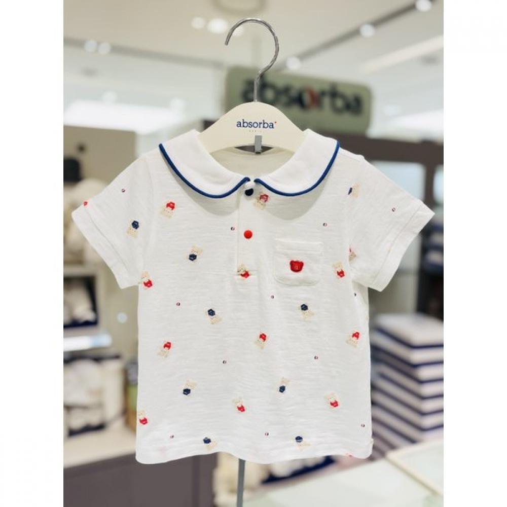 Absorba Bebe Short Sleeve Set White Ivory  A1313011 