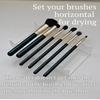 16.5x9x3cm Transparent Acrylic Paint Brush Holder Makeup Brush Drying Rack Suitable for Women's Dressing Table Organization and Storage Rack