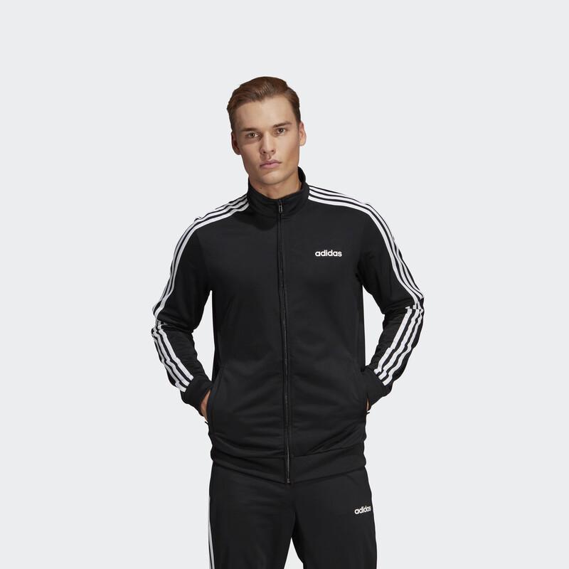 Adidas Men's Three-Stripes Stand-Up Collar Track Jacket
