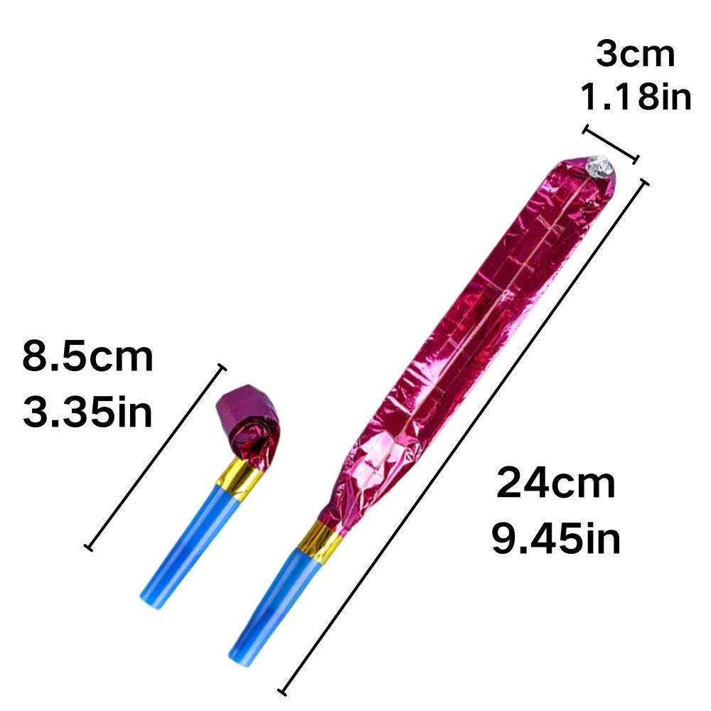 18/65/160pcs Plastic Party Blowers Mixing Color Cheerleading Noisemakers Long Nosed Dragon Design Birthday Party Gift YMY