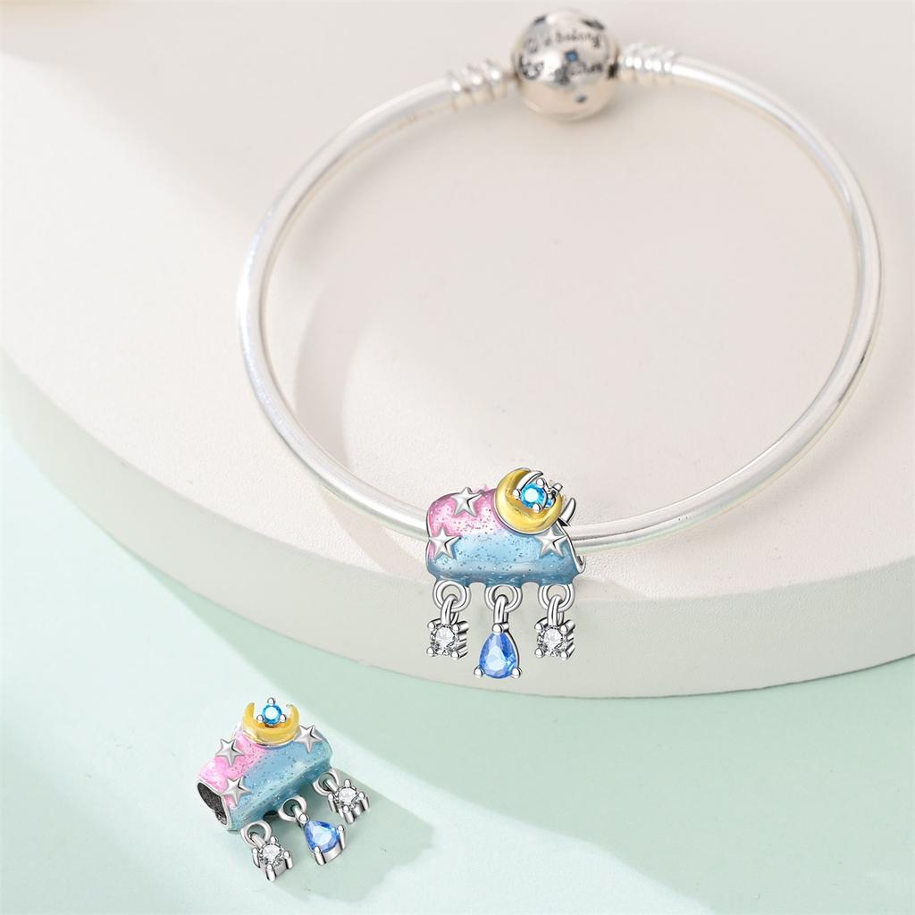 Beautiful Copper Iridescent Cloud Rose Beads Fit Diy Bracelet Necklace Fine Jewelry Gifts For Women