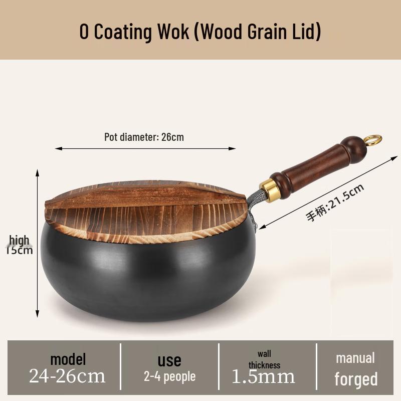 Yoshida Sho Cast Iron Deep Stir-Fry Wok