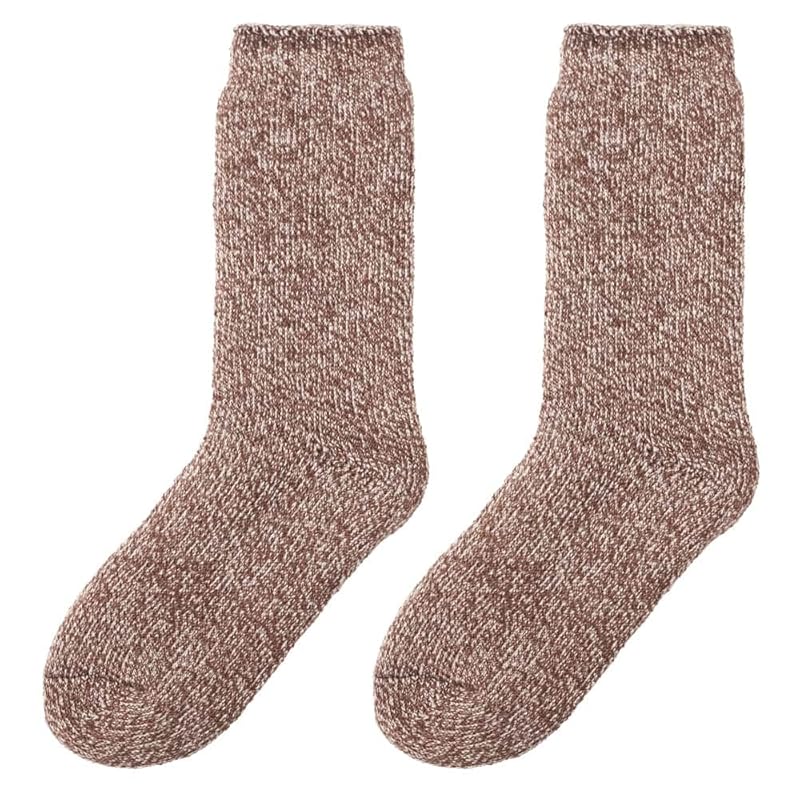 

[Gunze] warm socks UCHI-COLLE Uchikore ultra heat Back pile brushed ladies Old B Brown