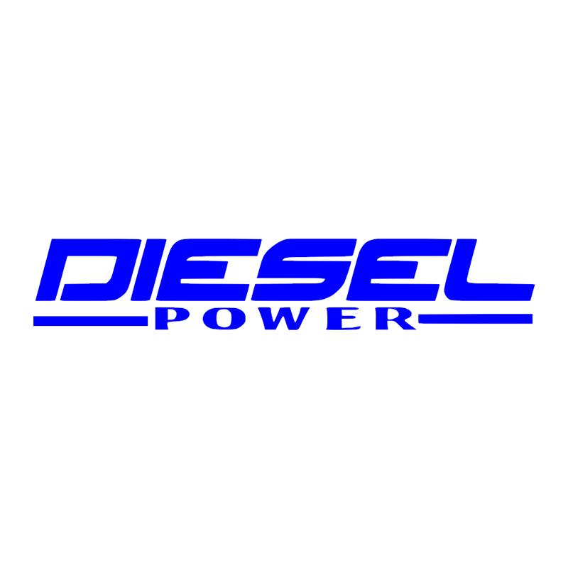 Diesel Power Die-Cut Vinyl Decal Car Sticker Waterproof Auto Decors on Carbody Bumper Rear Window Laptop Choose Size #S60752