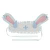 Handmade Plush Lolita Headband With Rabbit Ears Lace Ribbon Anime Cosplay Girls Party Accessory