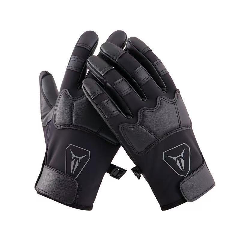 Waterproof Motorcycle Gloves, Touchscreen Anti-Slip Protective Gloves for Cycling & Outdoor Sports
