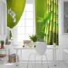 Bambus Chinezesc Zen Verde Lumânare Pietricele Flori Perdele Fereastră Perdele Peisagistice pentru Sufragerie Obiecte Decorative Sufragerie