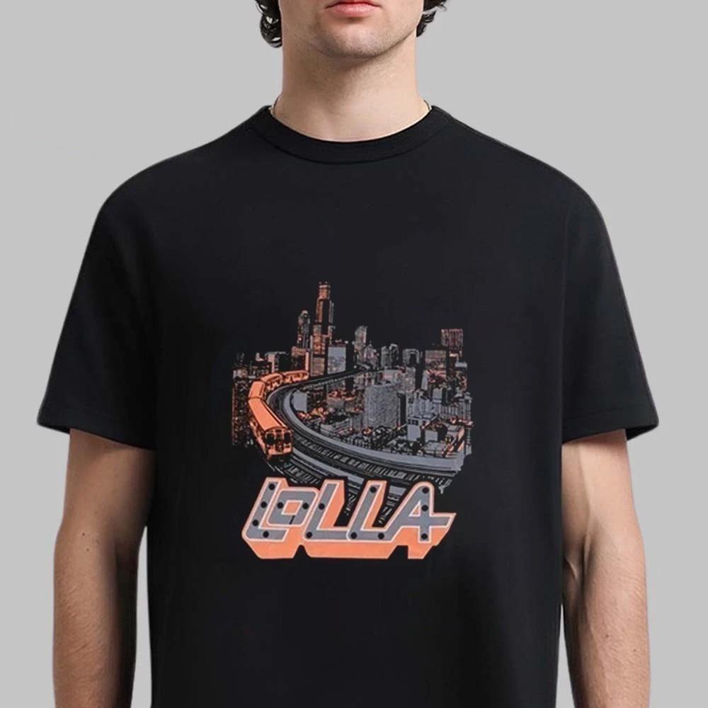 HOT!!! Lollapalooza Skyline Lineup 2026 T-Shirt #1 S