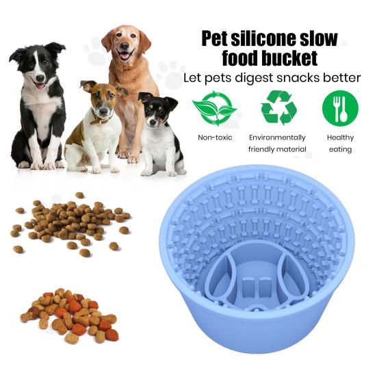 Dog Slow Feeder Lick Bowl Silicone Dog Licking Mat Treat Dispenser Anti-Choking