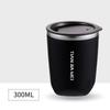 300ml Thermos Cup Men's and Women's Exquisite Portable Cup 304 Stainless Steel Simple Water Cup Office and Home Milk Coffee Cup