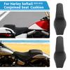 Two-Up Driver Passenger Seat For Harley Softail Standard Deluxe Street Bob 2018-2025 Motorcycle PU Leather Seat Cushions