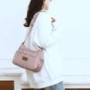 Bolsa de Ombro Bolsa Feminina de Nylon Bolsa para Mãe de Meia-Idade Carteira Multicompartimentada