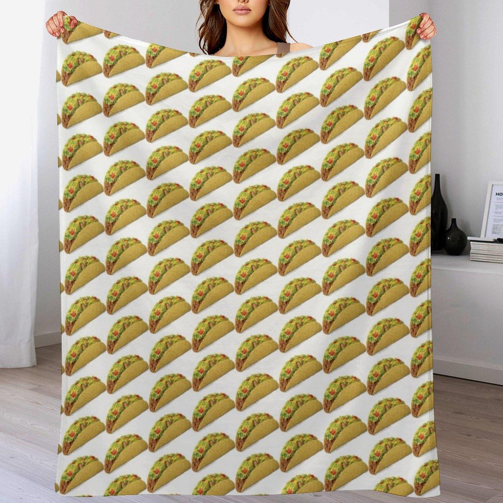 

Taco design Throw Blanket Thin Soft Blanket for Summer Night Sleeping 102x76cm(40x30in)
