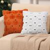 Plush Pillowcase With Pumpkin  Embroidery Halloween Decoration