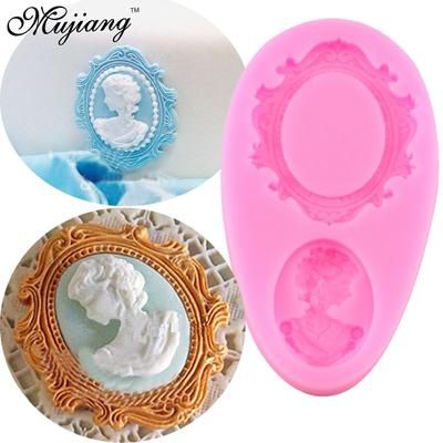 Stampi in silicone Specchio Strumenti per decorare torte fondenti Cornice Stampi per caramelle al cioccolato Accessorio da cucina