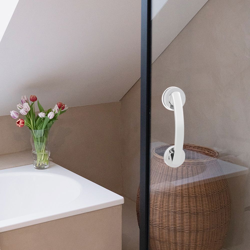 Bathroom Suction Cup Door Handle Shower Safety Non-slip Grab Bar Portable No Punching Bathroom Accessories For Adults Children