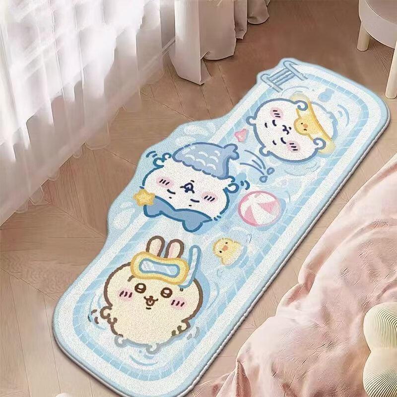 OEING Kika-wa Cartoon Cashmere Bedside Rug