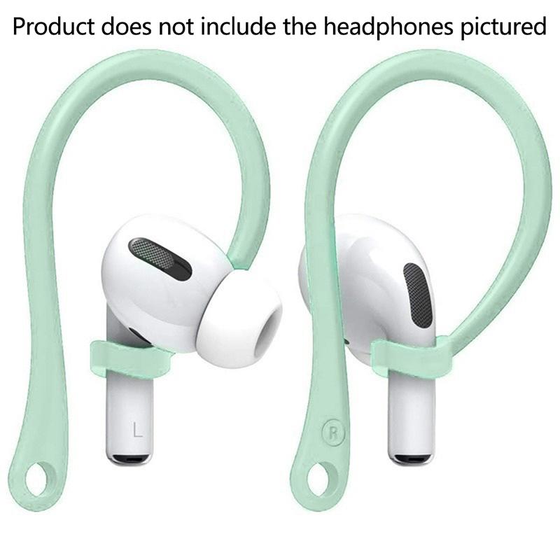 1Pair Anti-Lost Earhook Eartips Secure Fit Silicone Wireless Earphone Protective Accessories Holders For Apple Airpods 1 2 3 Pro