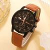 Men'S Casual Sports Belt Watch Watch Quartz Watch Bracelet Set Trendy