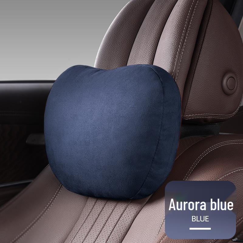 

Maybach S-Class Headrest Velvet Neck & Lumbar Support Pillow - Universal Fit, Breathable