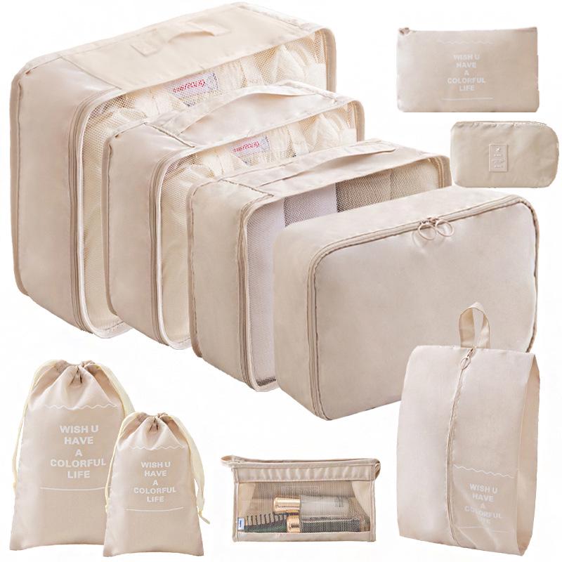 8-Piece Travel Clothing Storage Bag Set