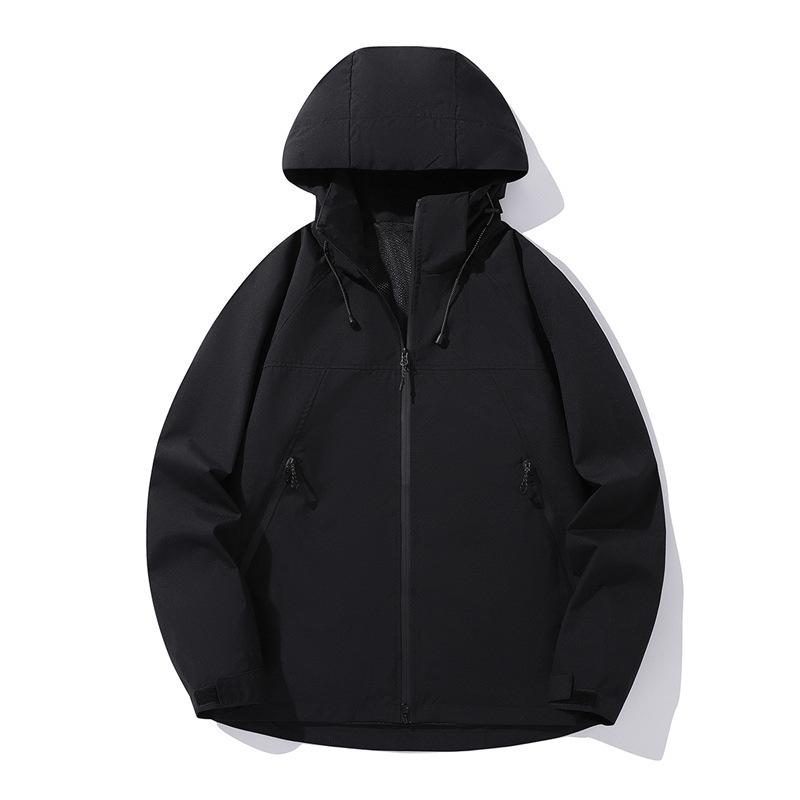 New Spring Outdoor Simple Windbreaker Jackets for Men and Women, Men's Jackets, Motorcycle Style Jackets