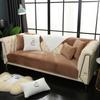 Sofa Cushion Plush Winter Leather Sofa Cushion Non-Slip Thickened Fur Simple Modern Cover Cloth