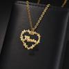 Atoztide Personalized Custom Name Necklaces for Women Unlimited Heart Pendant Stainless Steel Link Chain Christmas Jewelry Gift