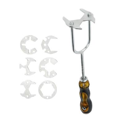 1set Adjustable Sink Wrench Basin Faucet Installer Wrench Removal Tool Plumbing Spanner Installation For Home Plumbing Tasks